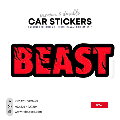 STICKER BEAST SERIES - ndestore.com