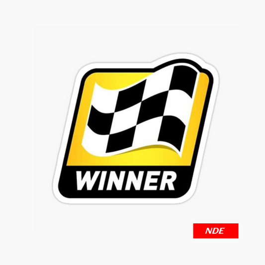 STICKER, RACE FLAG WINNER (SKU: 3218) - ndestore.com