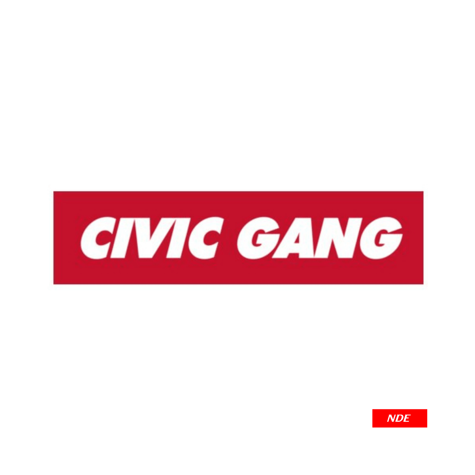 STICKER, CIVIC GANG - ndestore.com