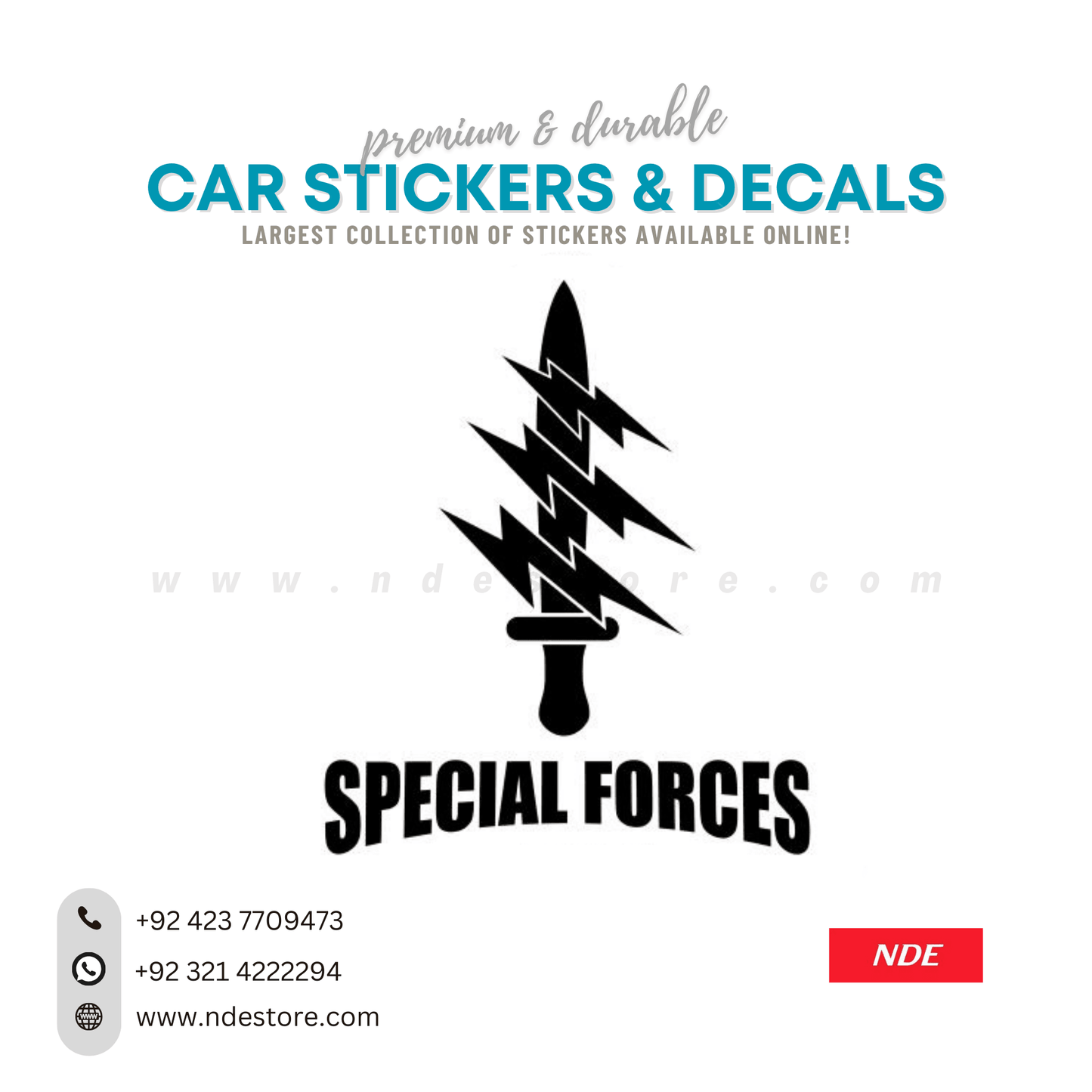 STICKER, SPECIAL FORCES - ndestore.com