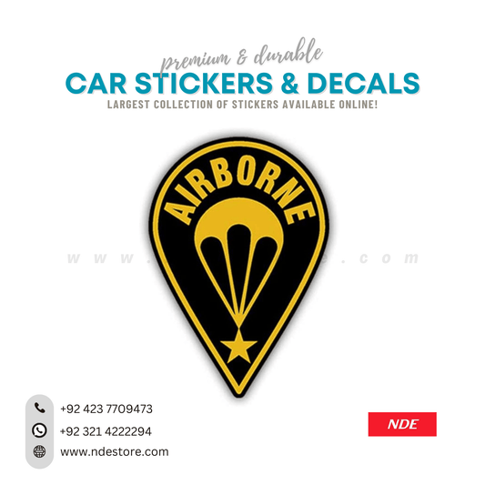 STICKER, AIRBORNE - ndestore.com