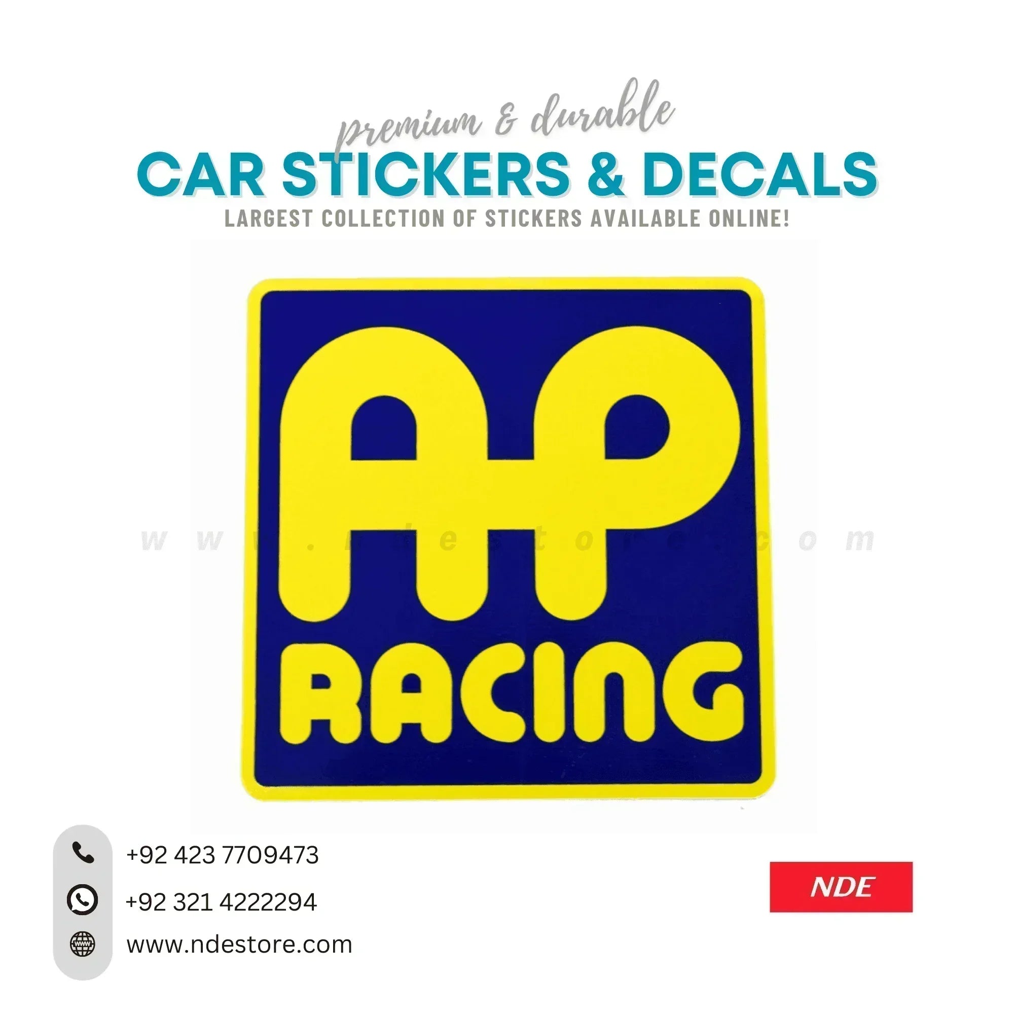 Ap Sticker Design STICKER, AP RACING – NDE STORE