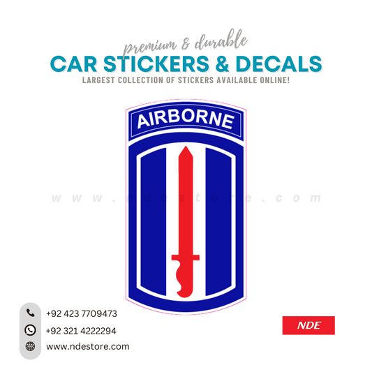 STICKER AIRBORNE - ndestore.com