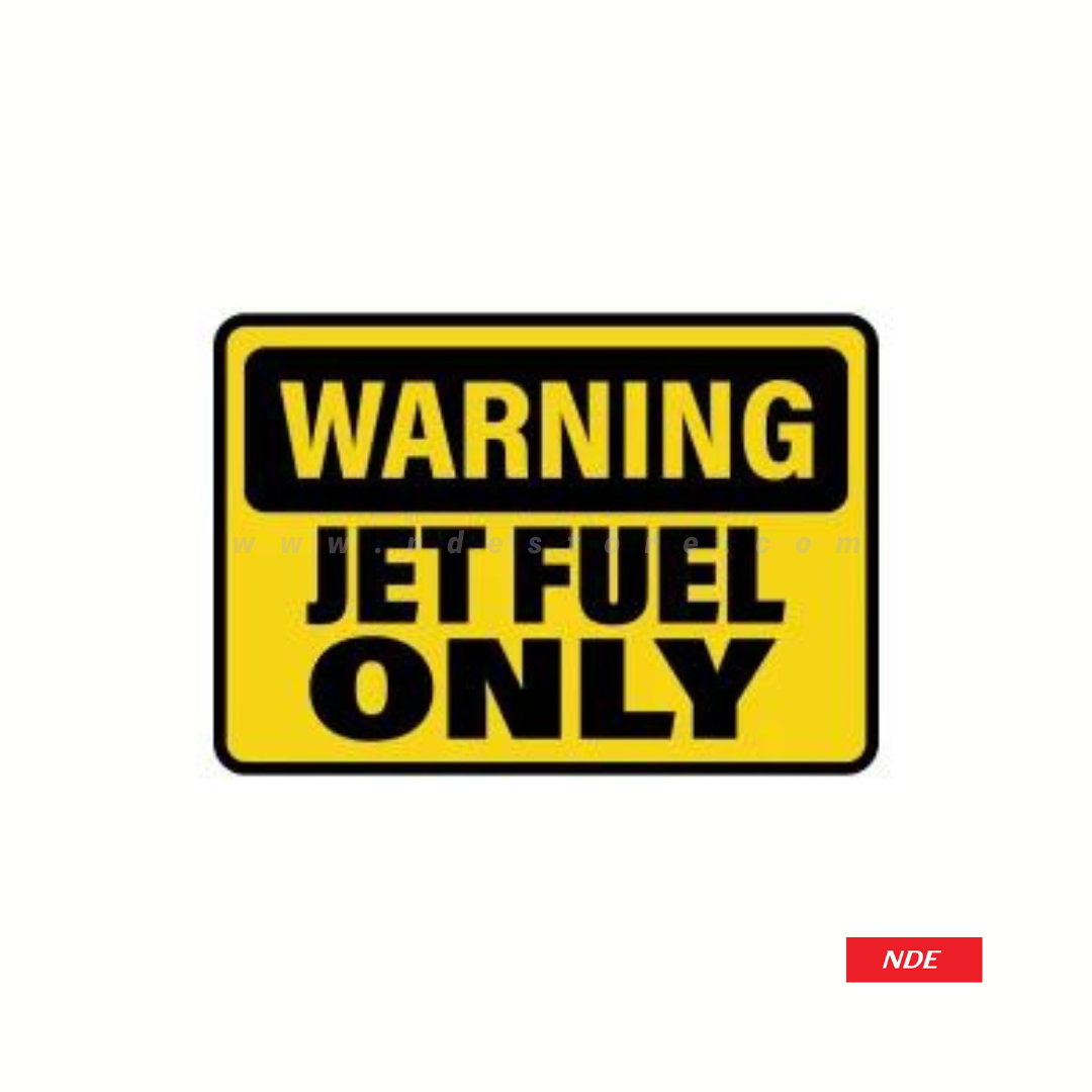 STICKER, JET FUEL ONLY