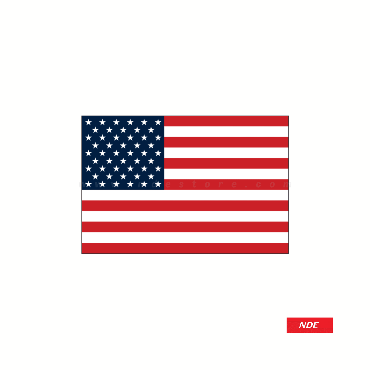 STICKER, UNITED STATES FLAG (SKU: 3224) - ndestore.com