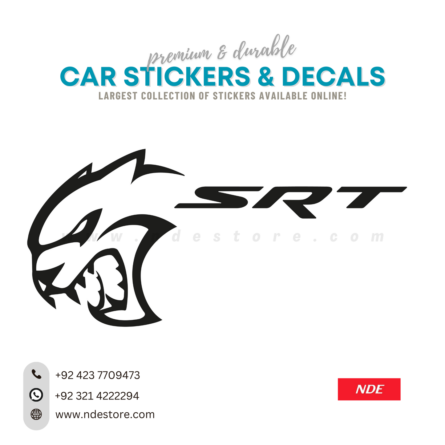 STICKER, SRT HELLCAT