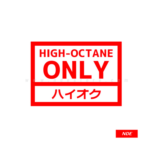 STICKER, HIGH OCTANE