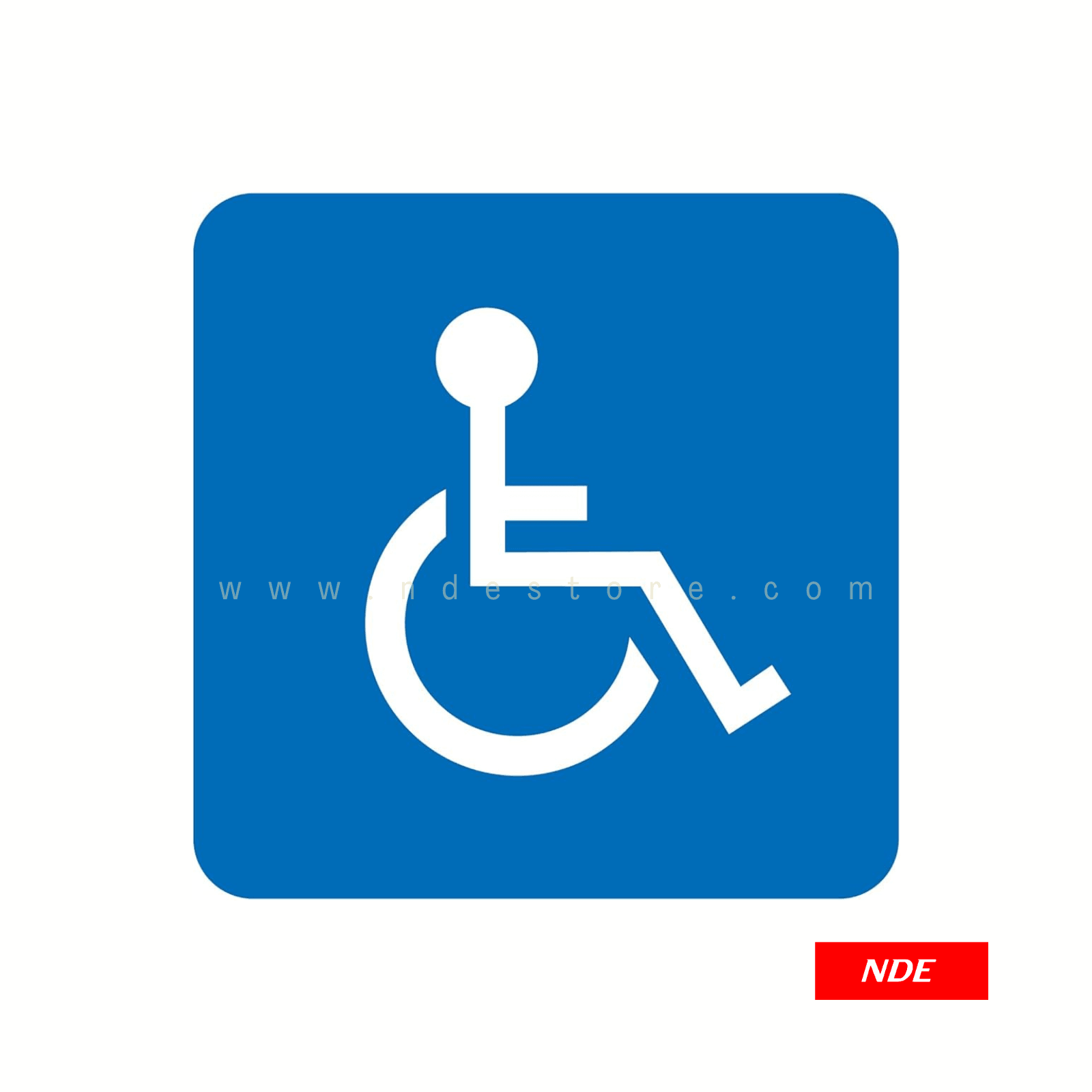 STICKER HANDICAPPED 4x4 (SPECIAL NEEDS) - ndestore.com