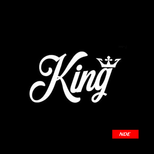 STICKER, KING CROWN