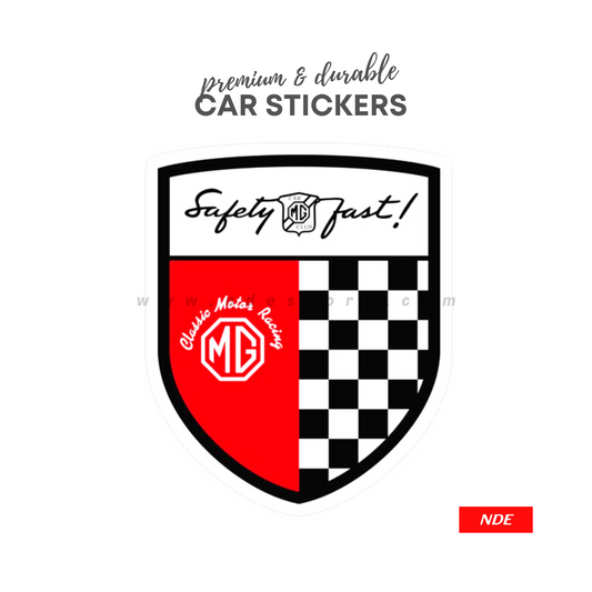 STICKER , MG SAFETY FAST (SKU: 44530)