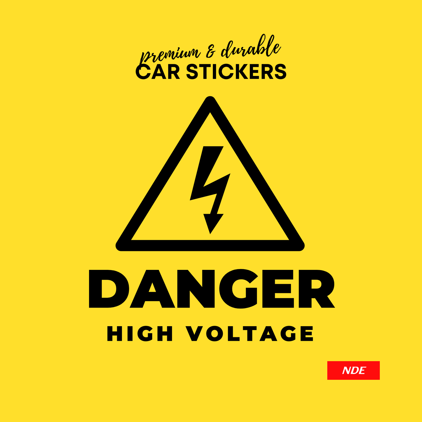 STICKER, DANGER HIGH VOLAGE - ndestore.com