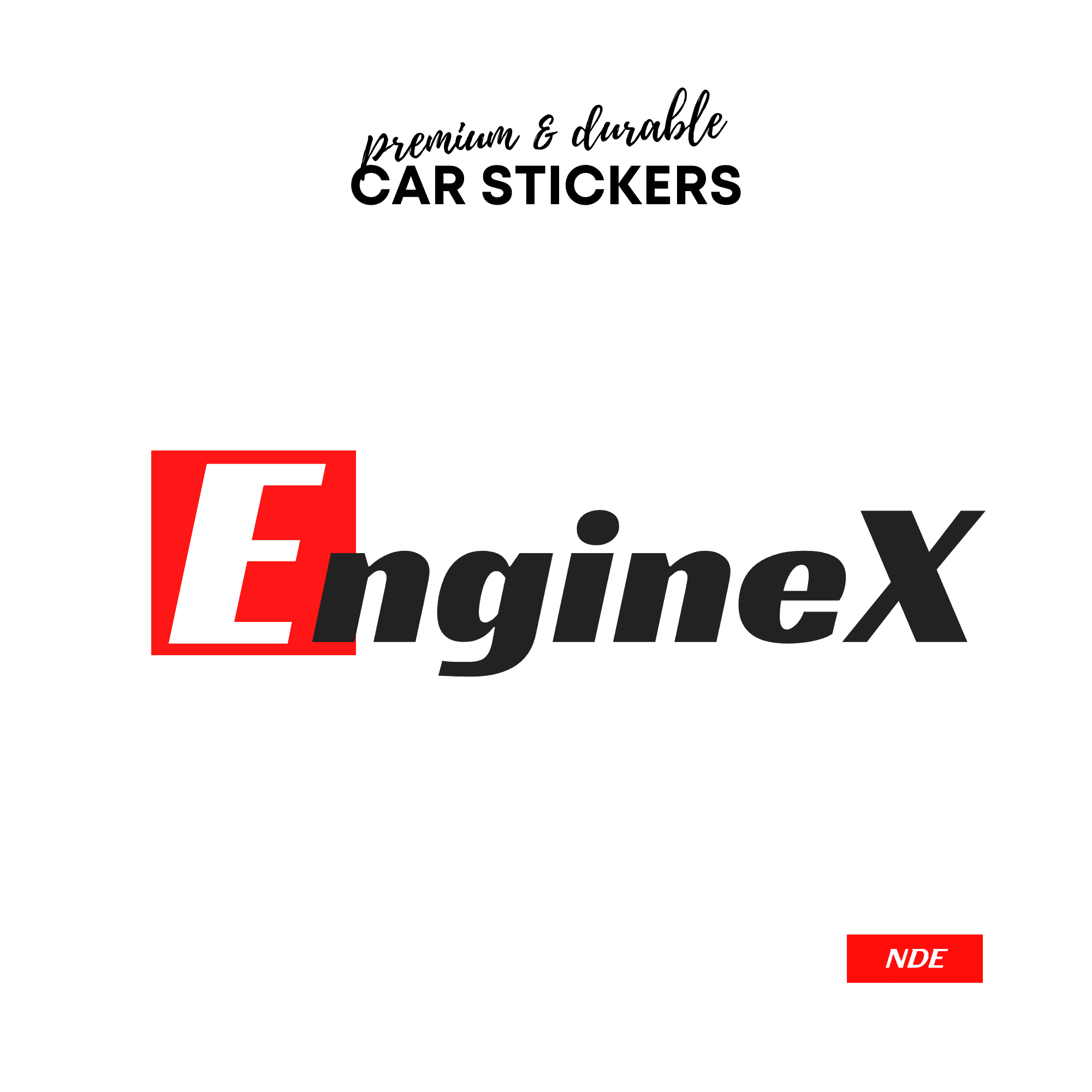 STICKER, ENGINE X SKU:44957 – NDE STORE