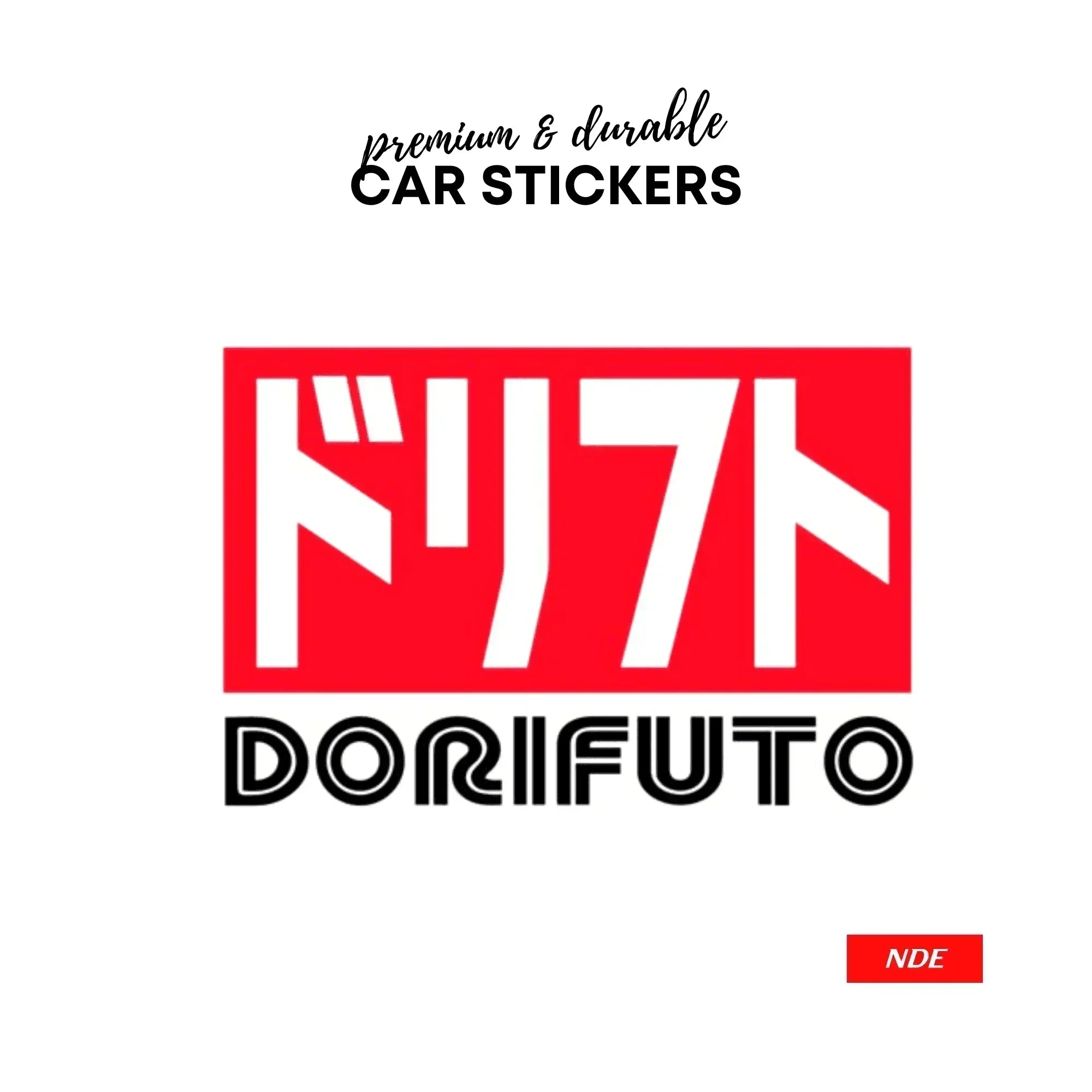 STICKER, JDM SERIES DORIFUTO (SKU99668) NDE STORE