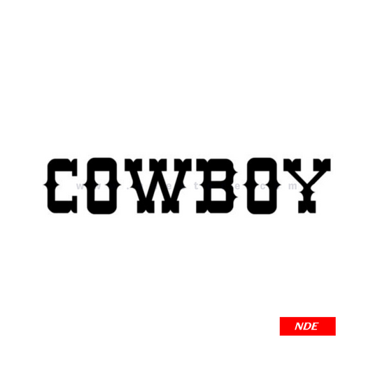 STICKER, COWBOY - ndestore.com