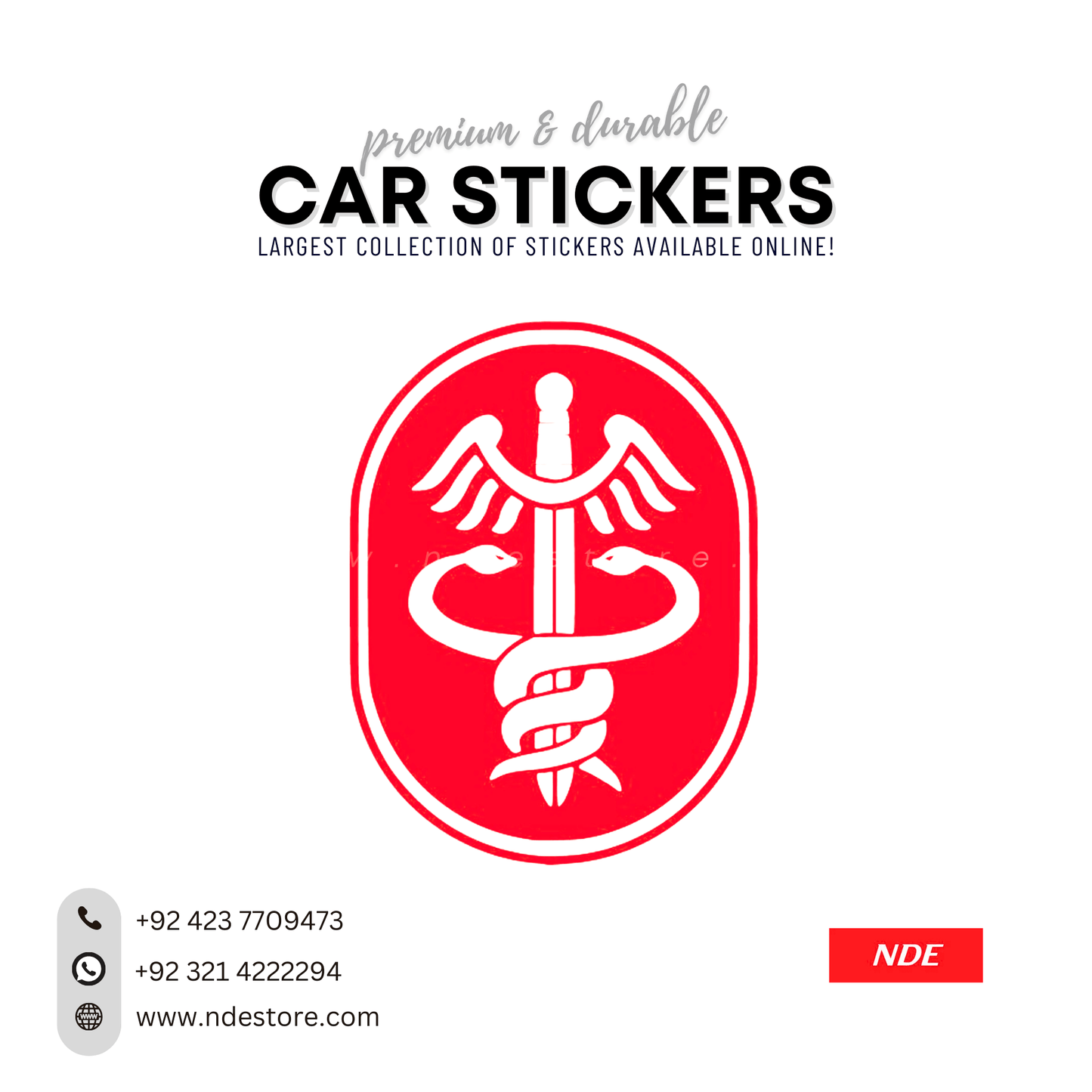 STICKER, DOCTOR / MEDIC (SKU:141024) - ndestore.com