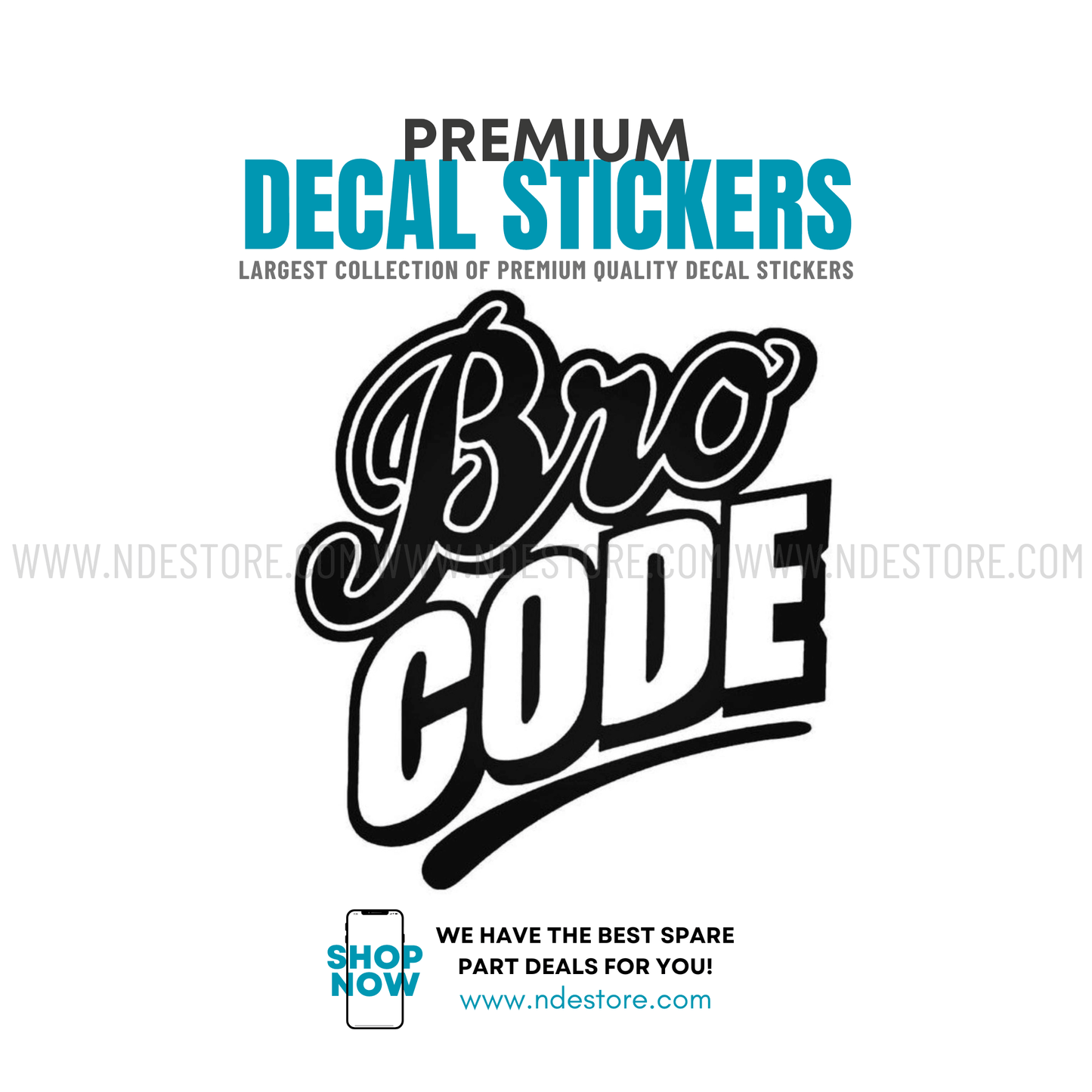 STICKER BRO CODE - ndestore.com