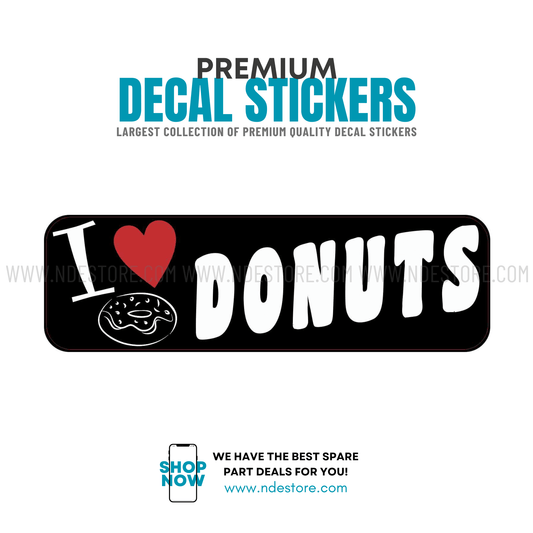 STICKER I LOVE DONUTS - ndestore.com