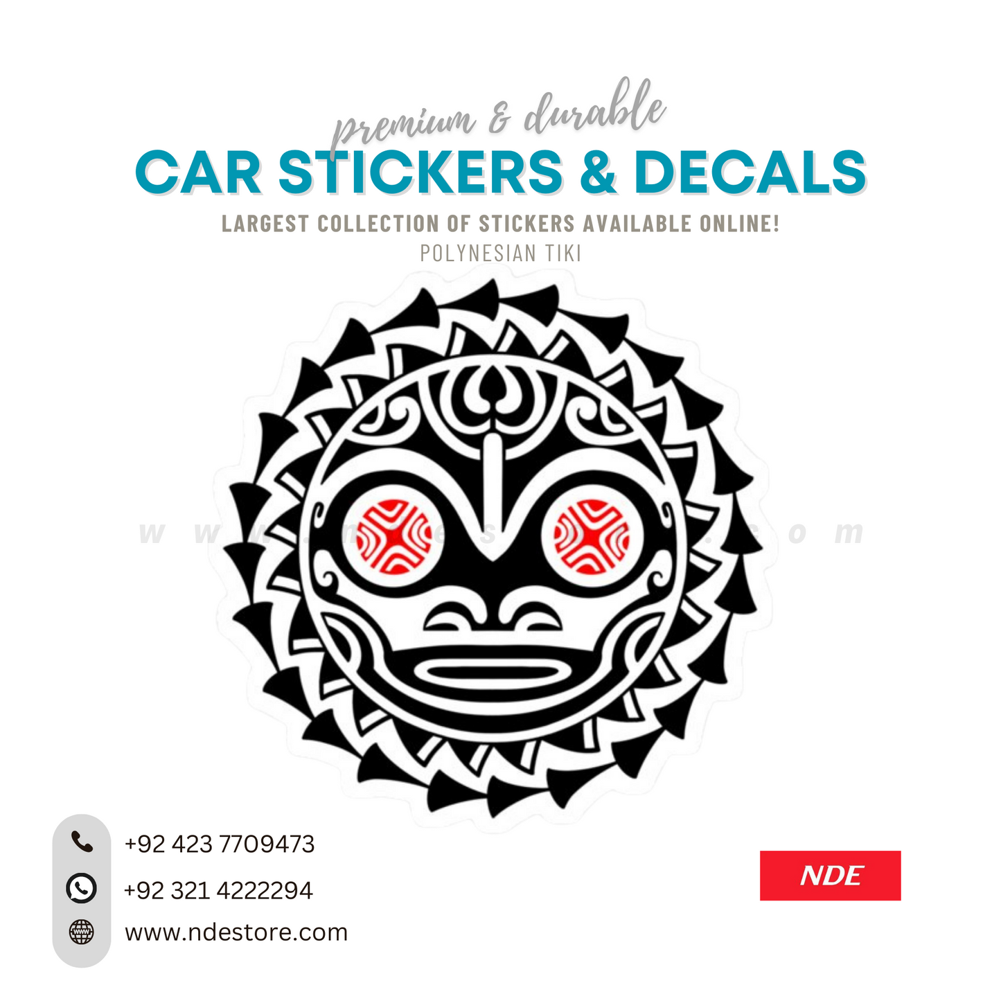 STICKER POLYNESIAN TIKI - ndestore.com