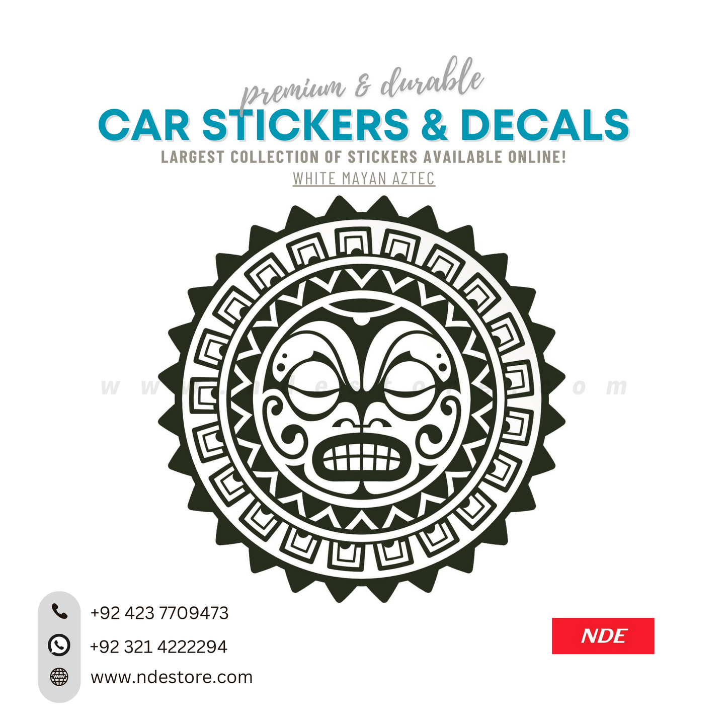 STICKER, POLYNESIAN TIKI