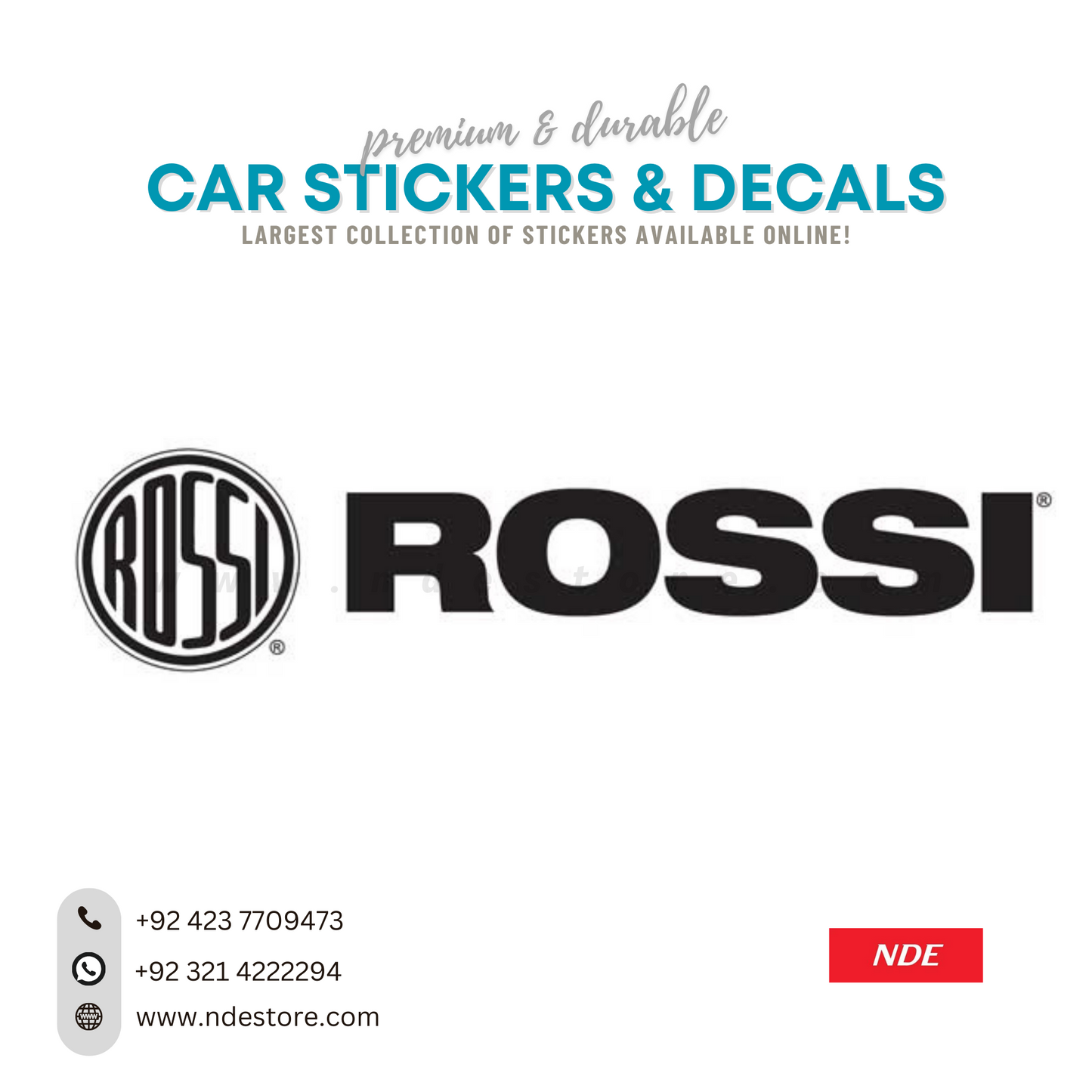 STICKER, ROSSI