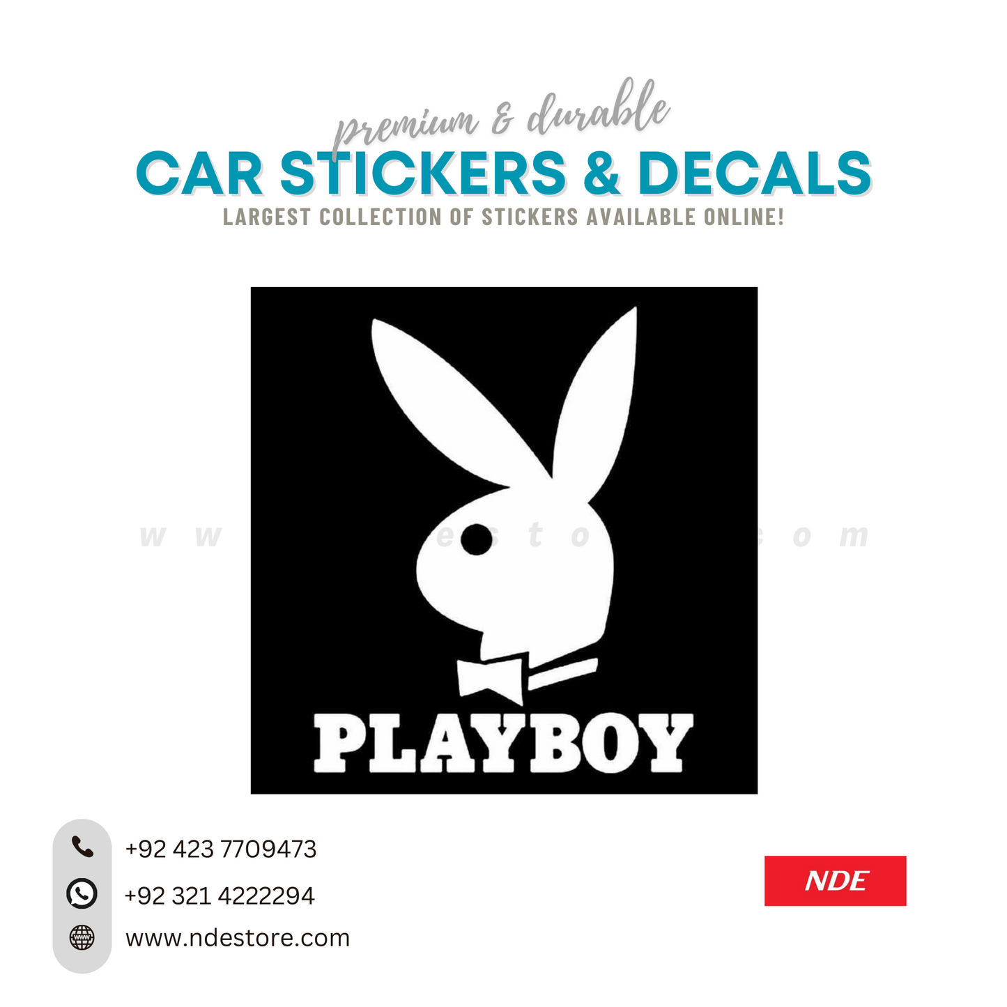 STICKER, PLAYBOY LOGO - ndestore.com