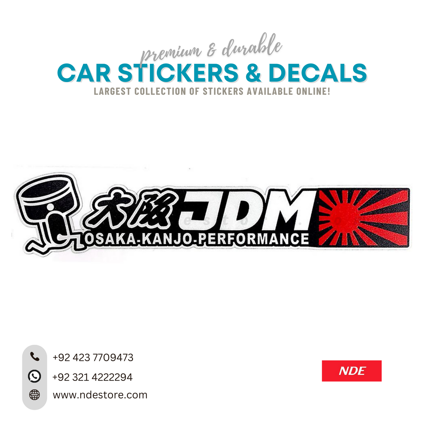 STICKER, JDM OSAKA KANJO PERFORMANCE