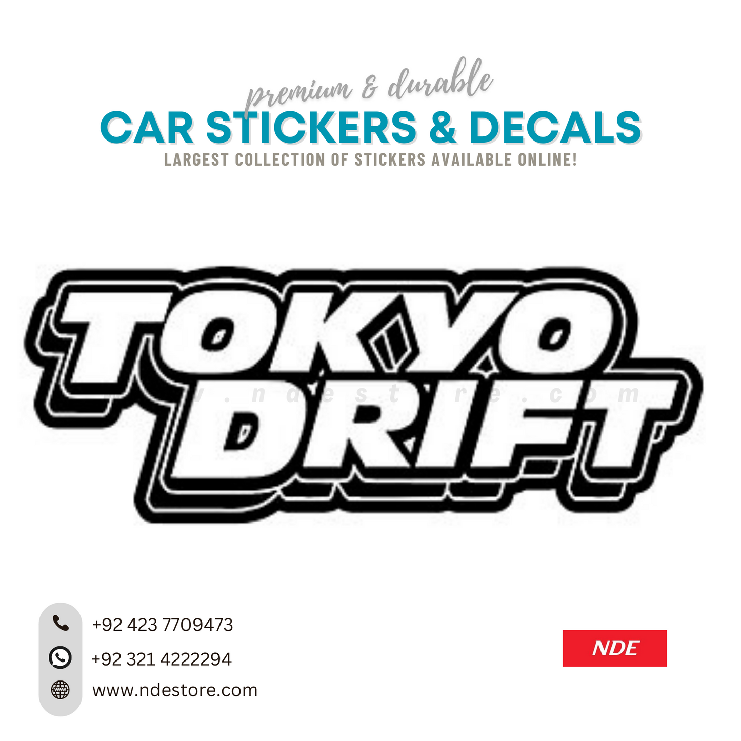 STICKER, TOKYO DRIFT