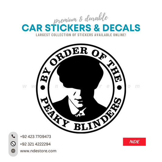 STICKER, BY ORDER OF THE PEAKY BLINDERS