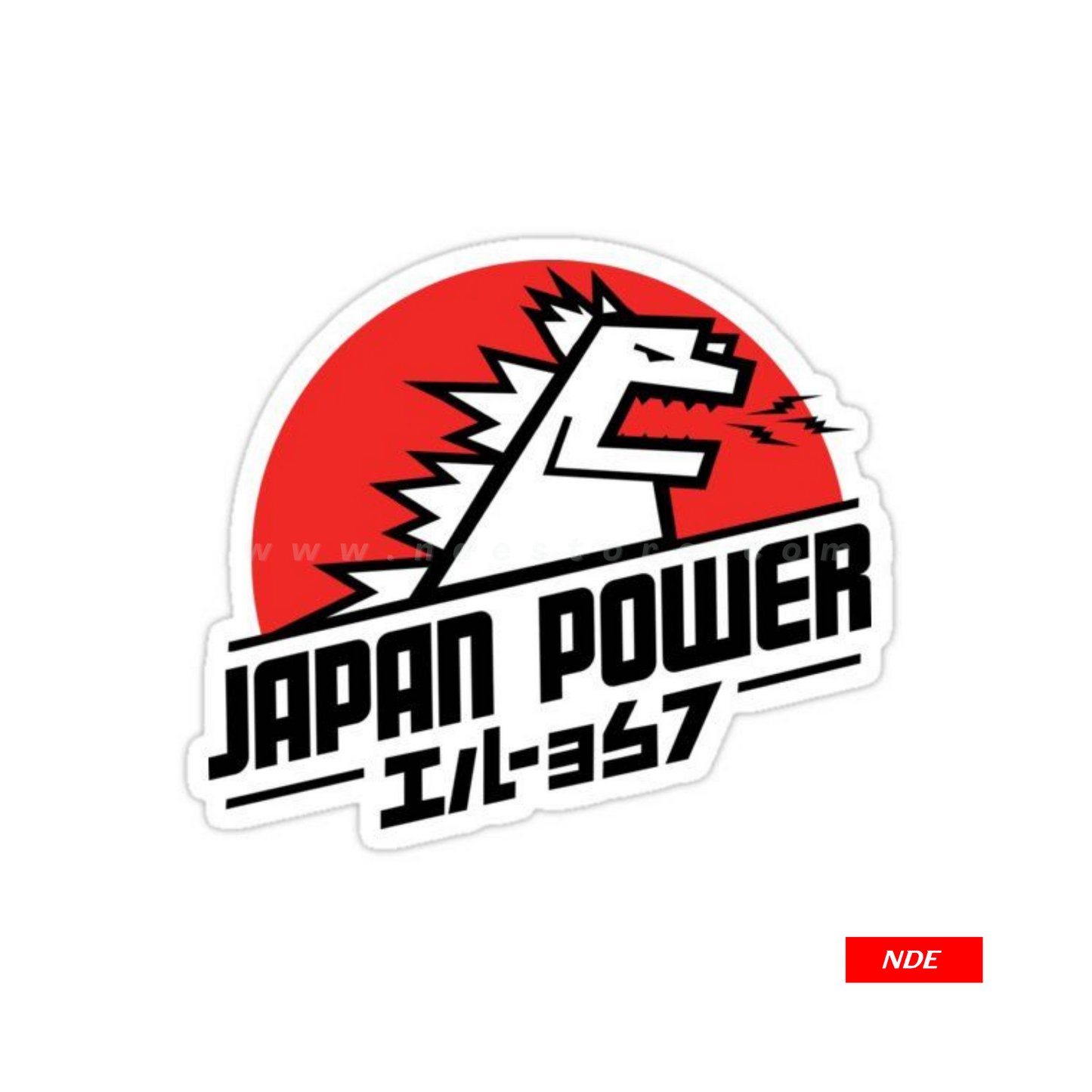 STICKER, JAPAN POWER