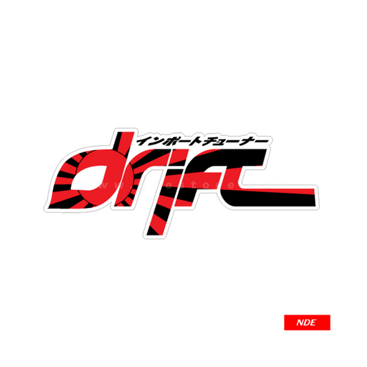 STICKER, DRIFT JAPAN FLAG (SKU: 3208) - ndestore.com