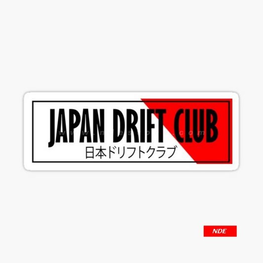 STICKER, JAPAN DRIFT CLUB - ndestore.com