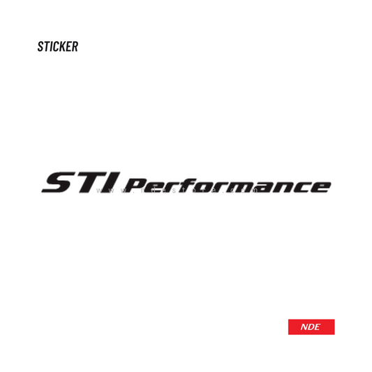 STICKER, STI PERFORMANCE