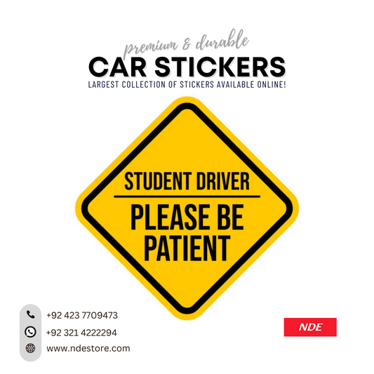 STICKER STUDENT DRIVER LEARNER DRIVER