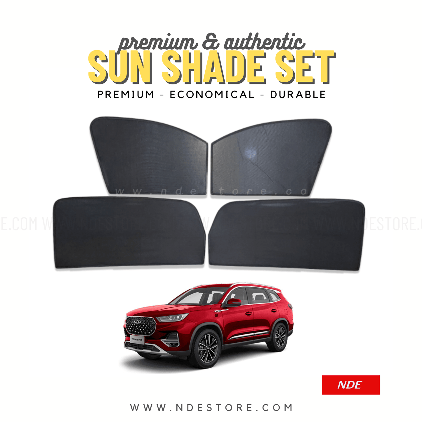 SUN SHADE PREMIUM QUALITY FOR CHERY TIGGO 4 PRO - ndestore.com