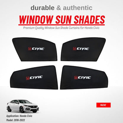 SUN SHADE PREMIUM QUALITY FOR HONDA CIVIC (2016-2021) - ndestore.com