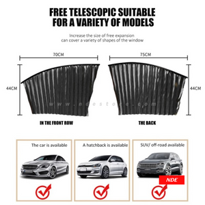 SUN SHADE MAGNETIC CURTAINS (UNIVERSAL INSTALLATION)