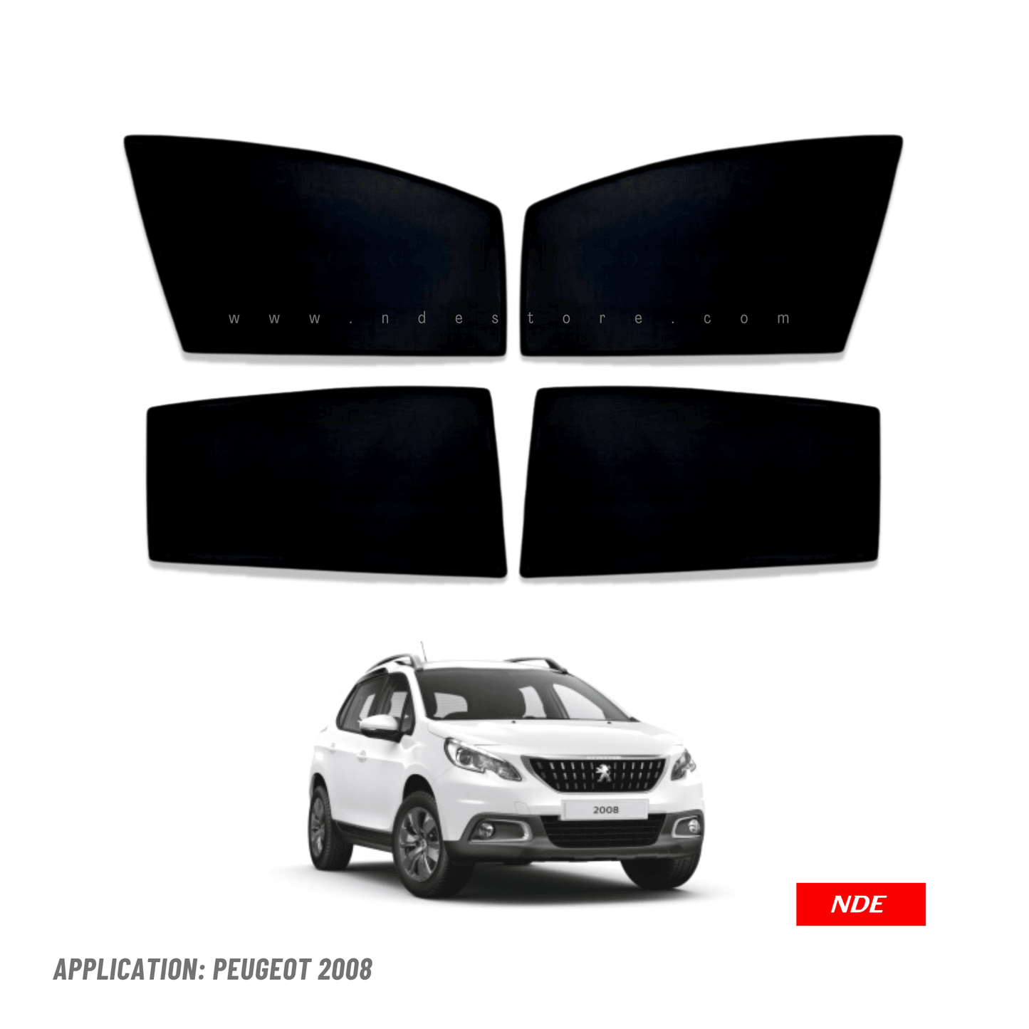 SUN SHADE PREMIUM QUALITY FOR PEUGEOT 2008 - ndestore.com