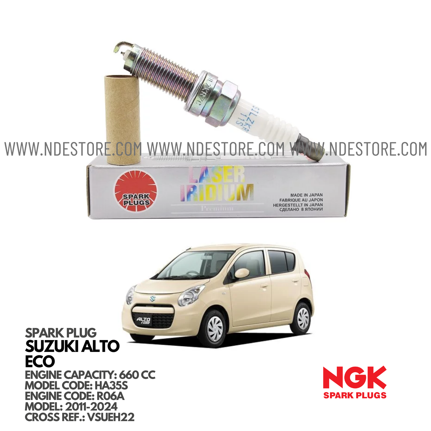 SPARK PLUG IRIDIUM FOR SUZUKI ALTO ECO