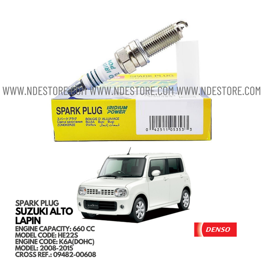 SPARK PLUG IRIDIUM FOR SUZUKI ALTO LAPIN HE22S (2008-2015)