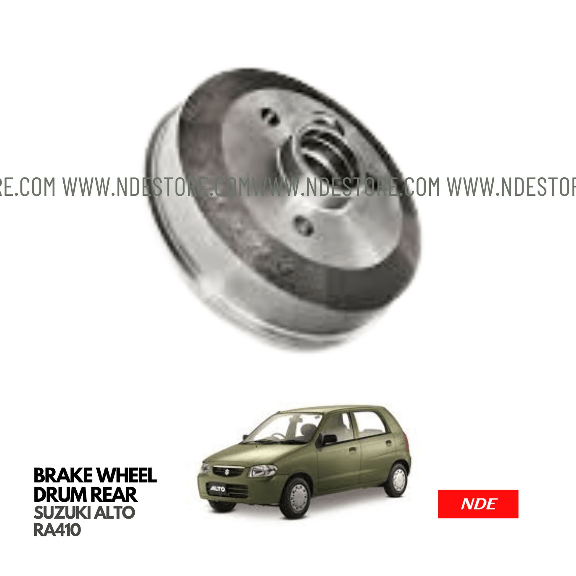 BRAKE, WHEEL DRUM REAR FOR SUZUKI ALTO VXR (RA410) - ndestore.com