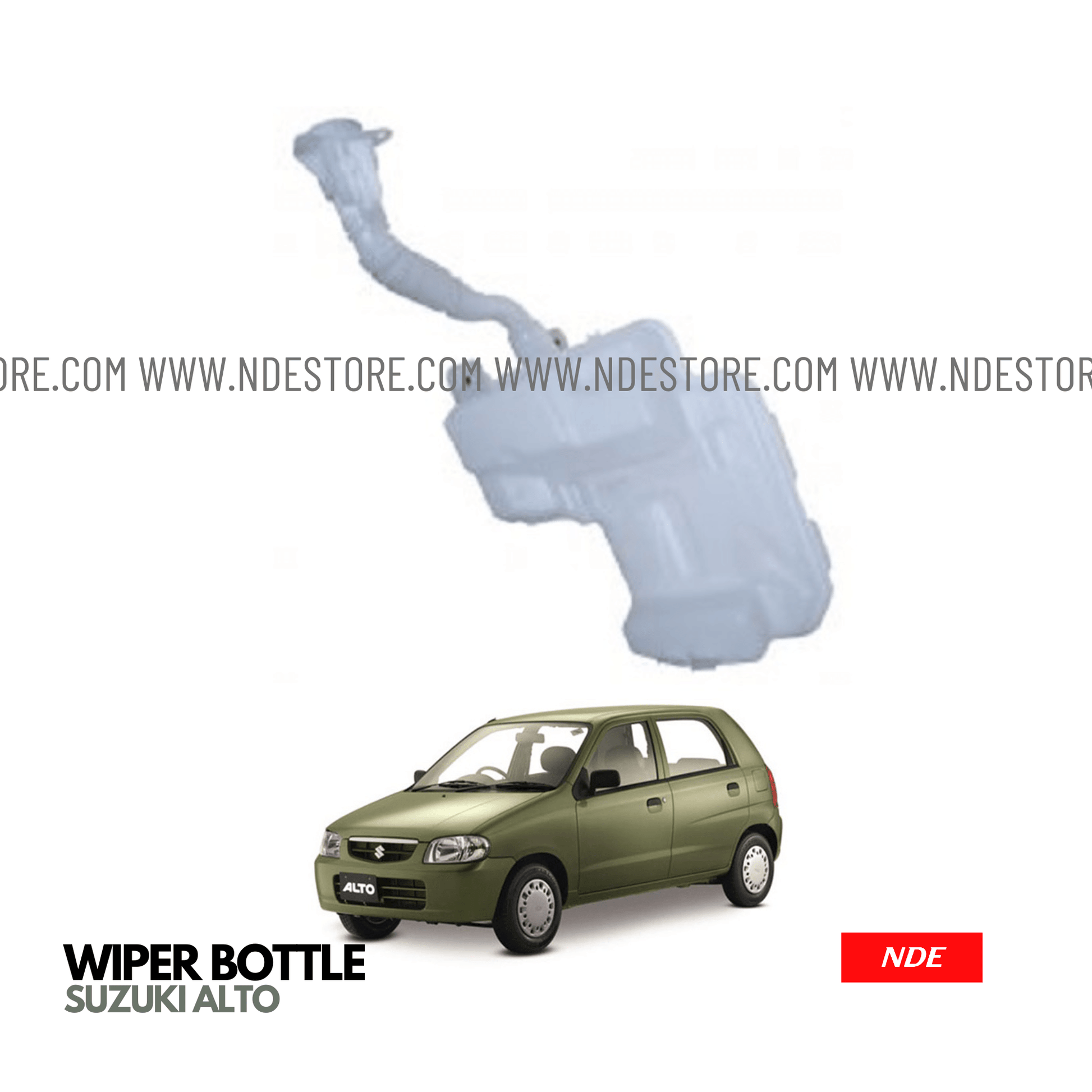 WIPER BOTTLE RESERVOIR COMPLETE FOR SUZUKI ALTO RA410 VXR (1000CC) - ndestore.com