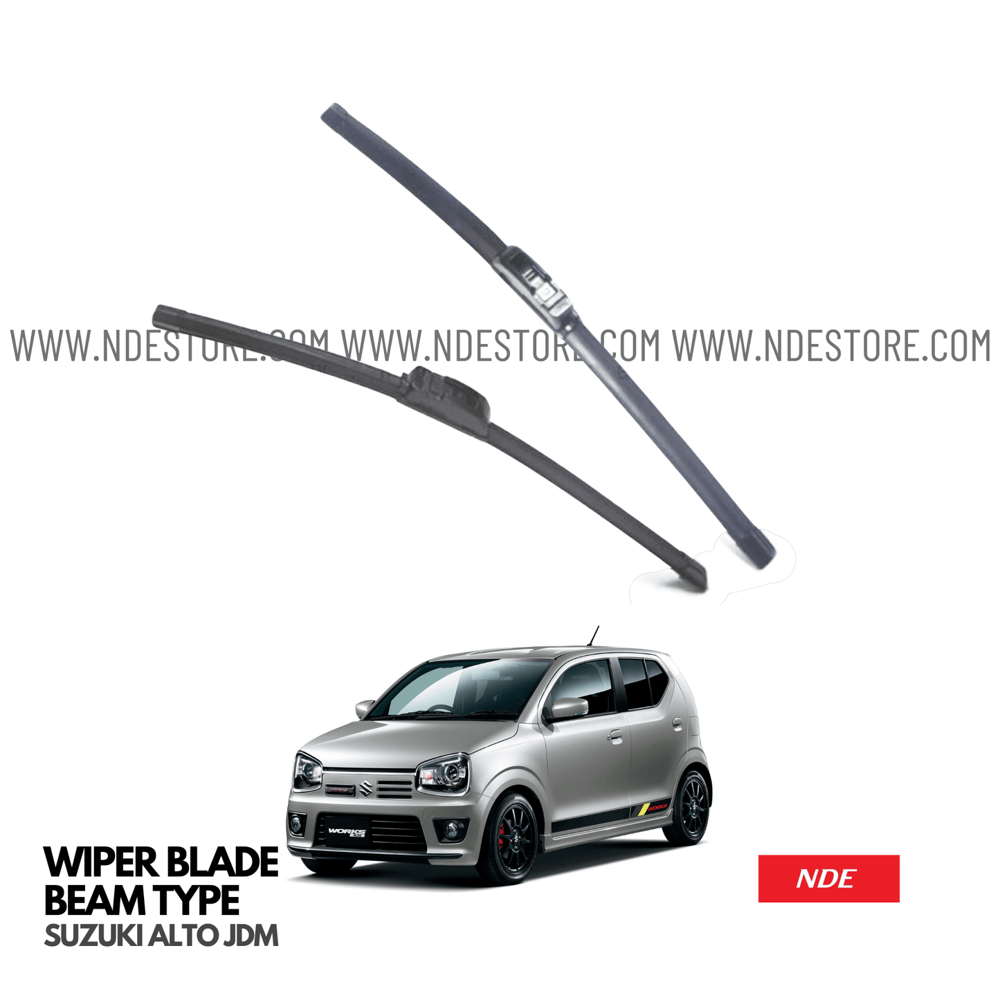 WIPER BLADE PREMIUM TYPE FOR SUZUKI ALTO (JDM) - ndestore.com