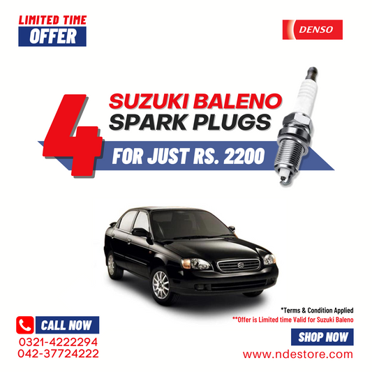 SPARK PLUG DENSO FOR SUZUKI BALENO (4 PIECES)