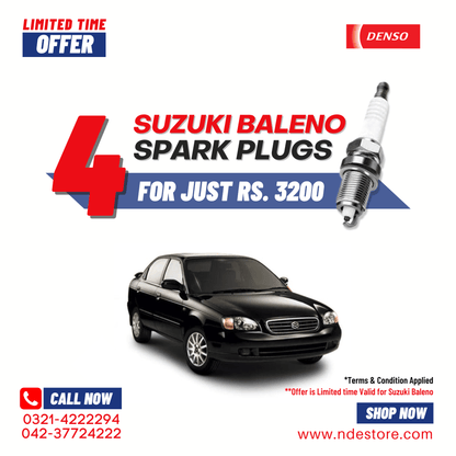 SUZUKI BALENO SPARK PLUG K16RU11 K2RU11 DENSO MADE IN JAPAN AUTO SPARE PARTS ACCESSORIES MADE IN JAPAN SUZUKI GENUINE PARTS FOR BALENO