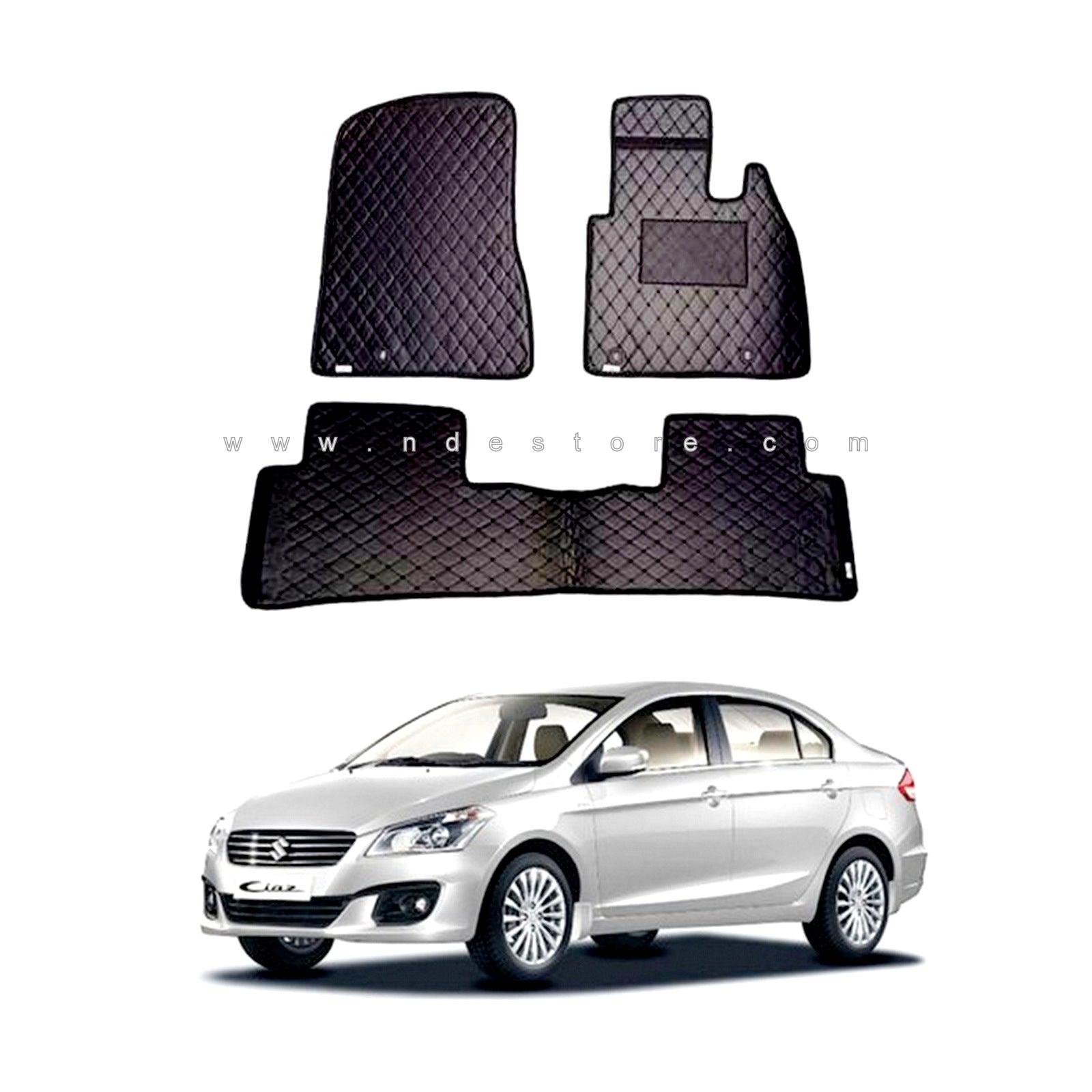 FLOOR MAT PREMIUM QUALITY FLAT 7D STYLE FOR SUZUKI CIAZ - ndestore.com