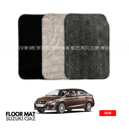 FLOOR MATS PREMIUM QUALITY FOR SUZUKI CIAZ - ndestore.com