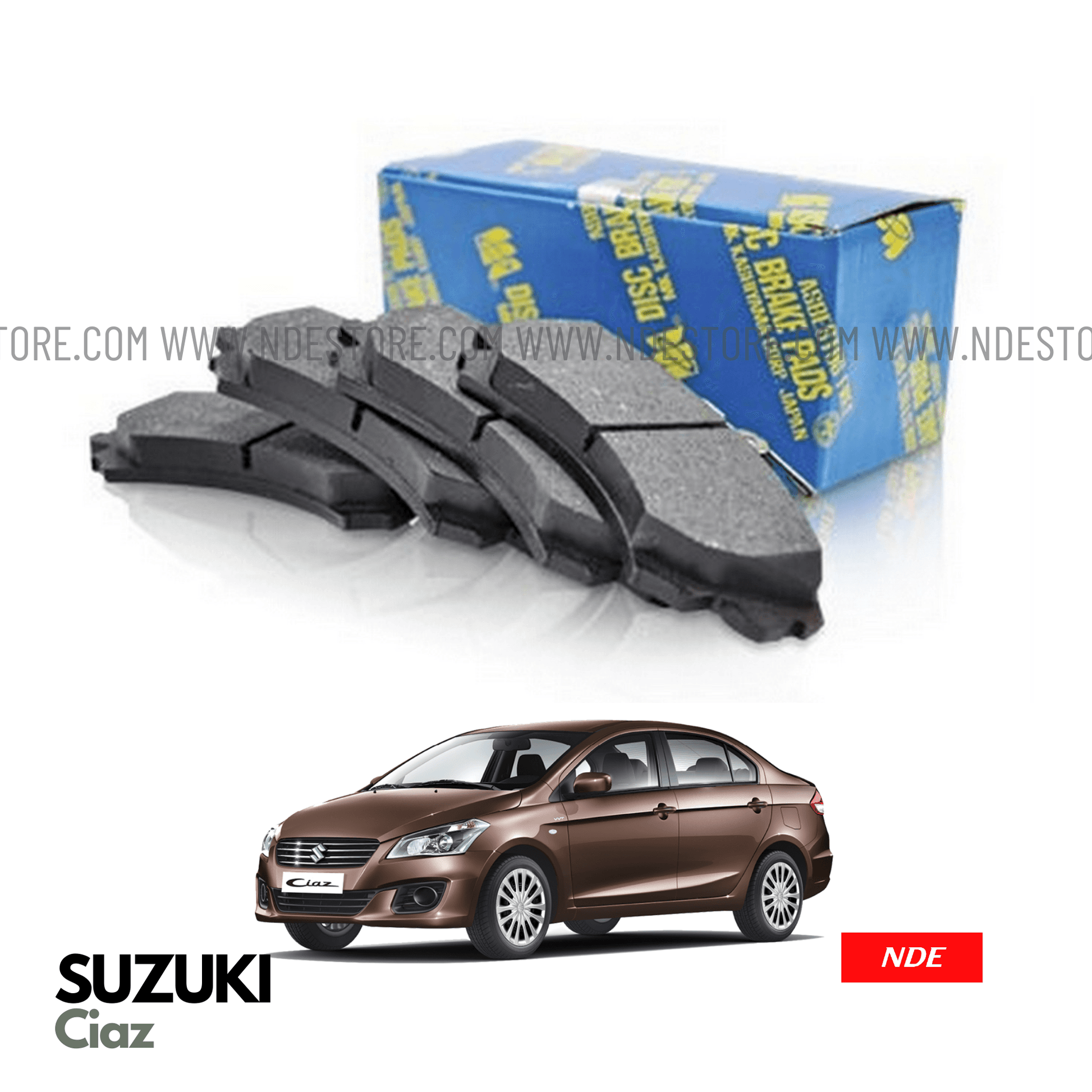 BRAKE DISC PAD FRONT FOR SUZUKI CIAZ - MK JAPAN - ndestore.com