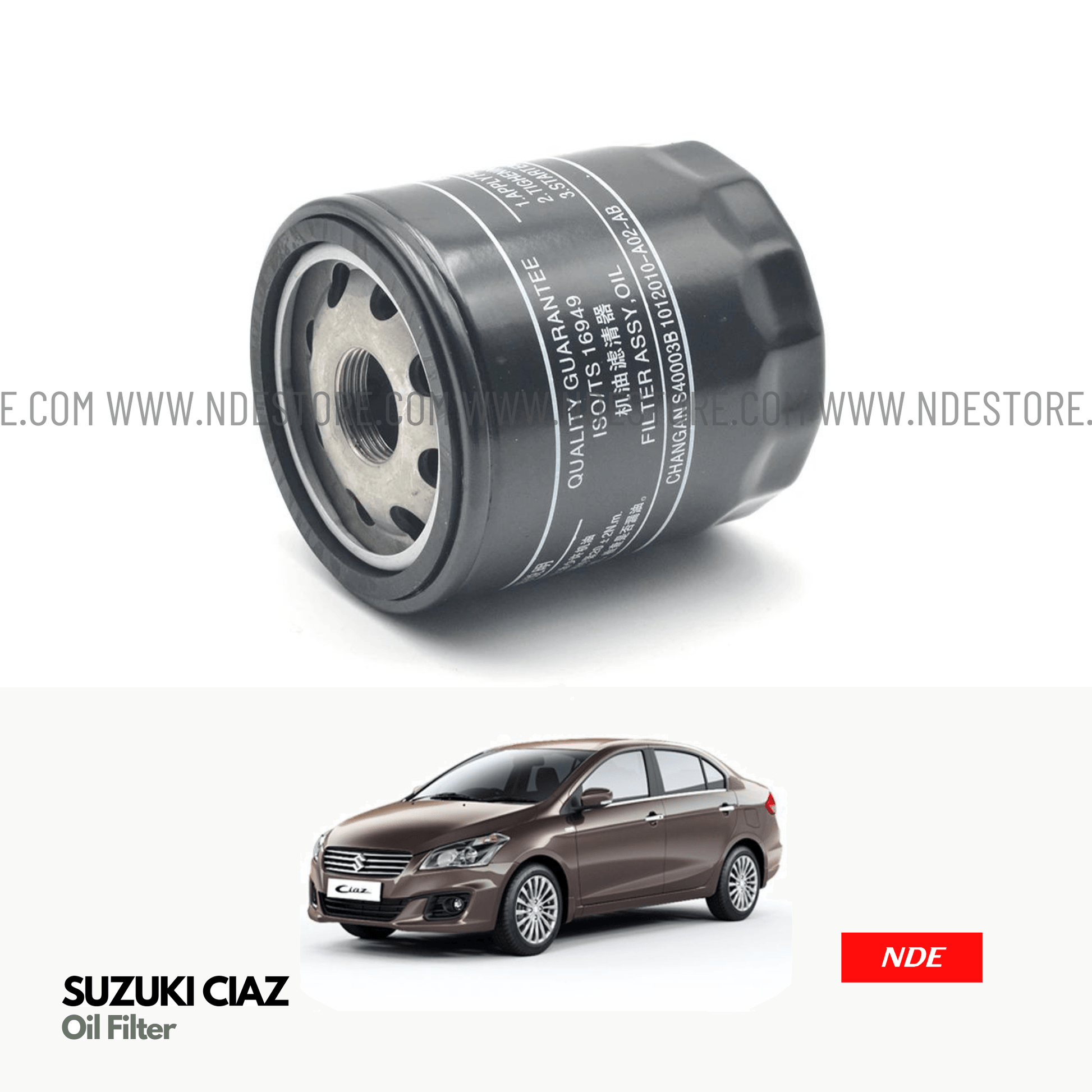 OIL FILTER FOR SUZUKI CIAZ - ndestore.com