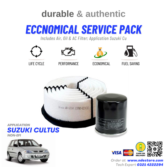 ESSENTIAL FILTER PACK FOR SUZUKI CULTUS NON-EFI