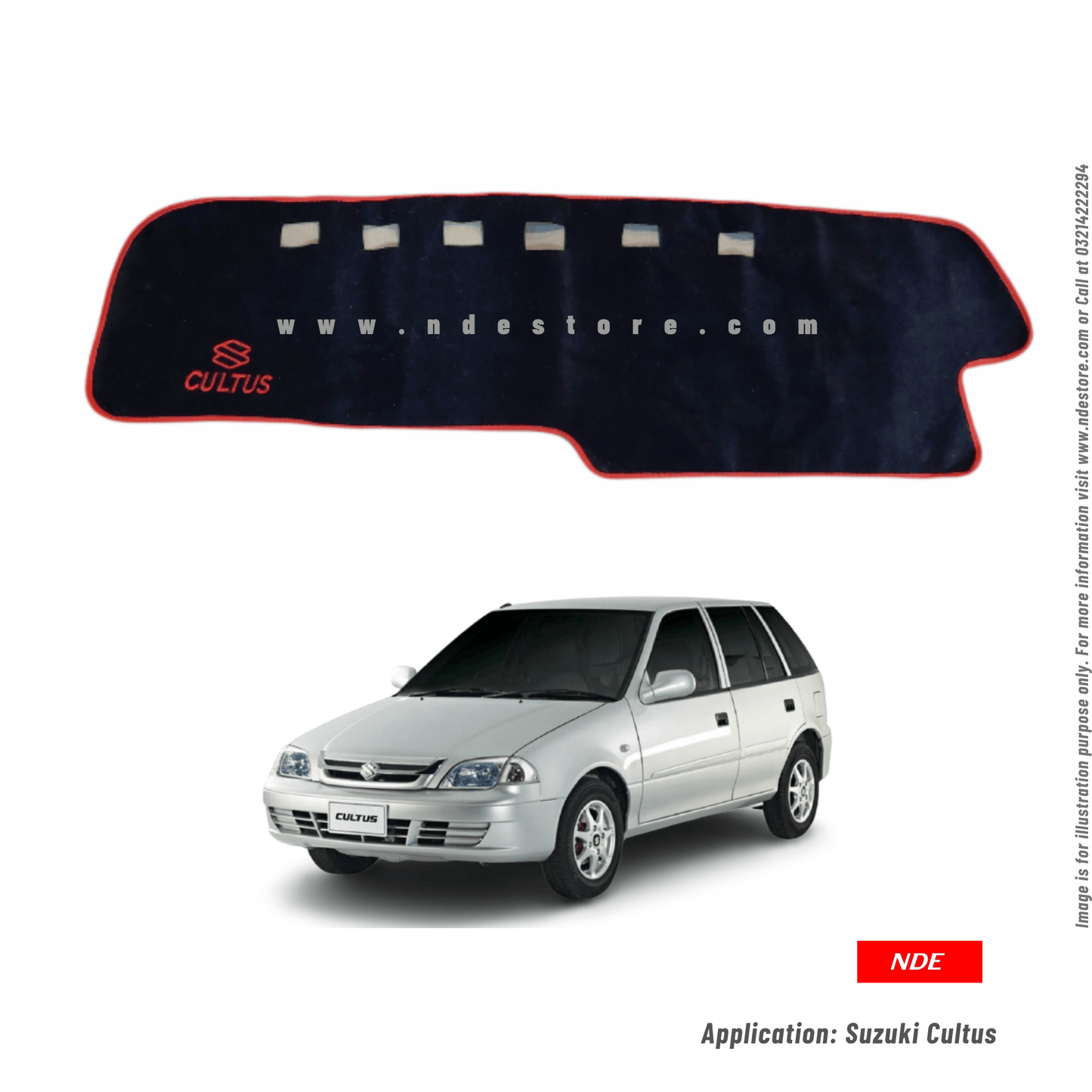 DASHBOARD MAT FOR SUZUKI CULTUS - ndestore.com